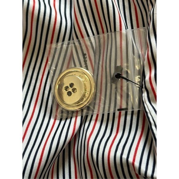 Tommy Hilfiger Women’s Green Long Sleeve Single-Button French Terry Blazer Jacke - Picture 10 of 16